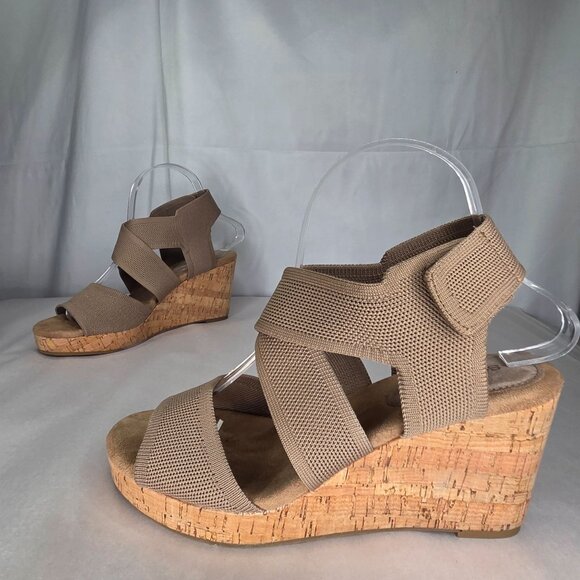 NWT Style & Co Women's Sicilyy Wedge Sandals - Mntn Trail - Picture 1 of 7